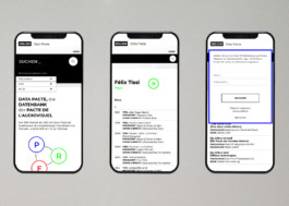 srg ssr Data Pacte, Webdesign
